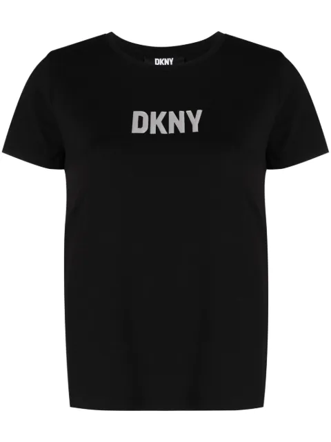 DKNY logo-reflective T-shirt Black P3DHRDNA