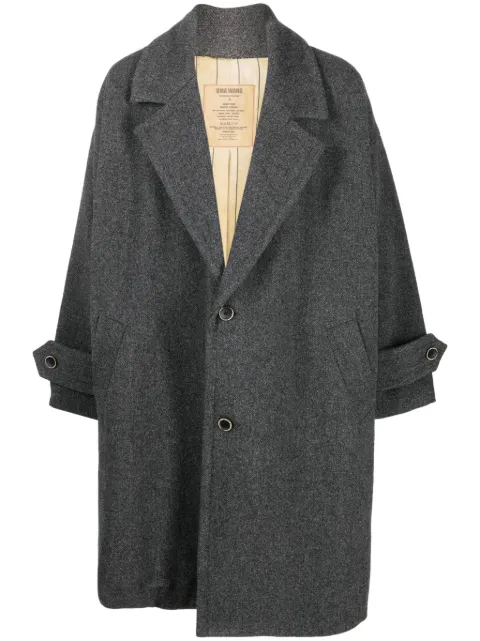 Uma Wang Cassie single-breasted coat Grey UM8512