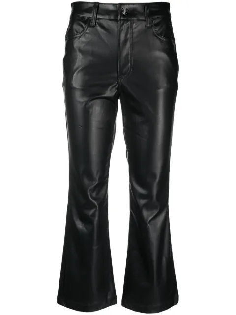 DKNY mid-rise flared trousers Black P2GKTO69
