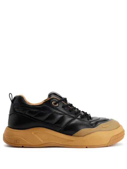 AMI Paris Ami 1509 panelled sneakers Black H23USN409AL0031