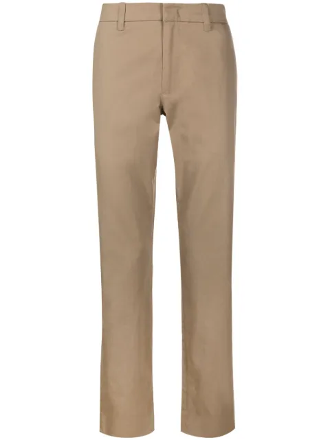 Vince slim-leg twill cotton chinos Brown MR8022540