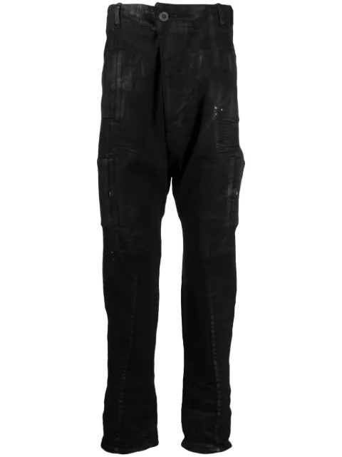 Boris Bidjan Saberi faded slim-cut jeans Black P24F1603K
