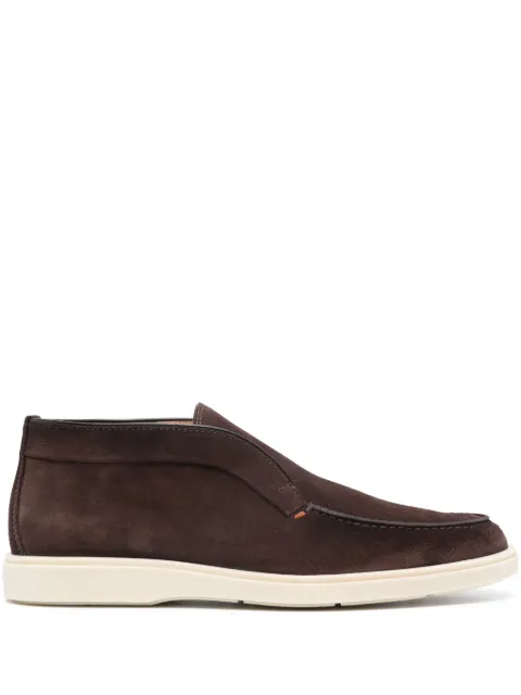 Santoni slip-on suede boots Brown MGDT17823TICBGEXT50