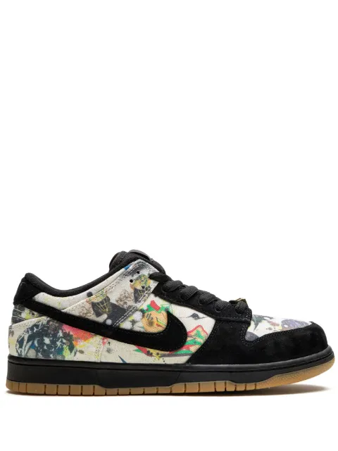 Nike x Supreme SB Dunk Low "Rammellzee" sneakers Black FD8778