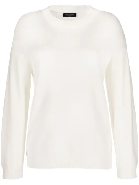 Fabiana Filippi ribbed virgin-wool jumper Neutrals MAD223F3350000H739
