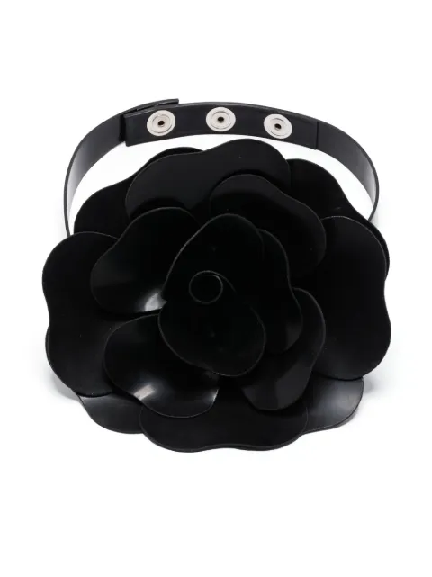 Philosophy Di Lorenzo Serafini floral-appliqué chocker necklace Black A38157154