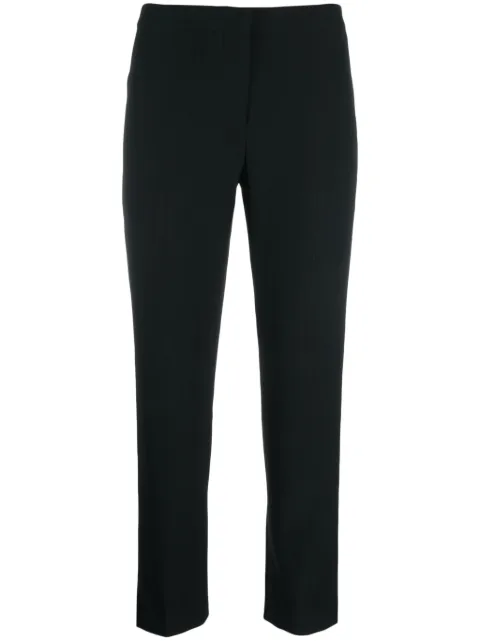 Alexander McQueen cropped straight-leg trousers Black 737345QEAAA