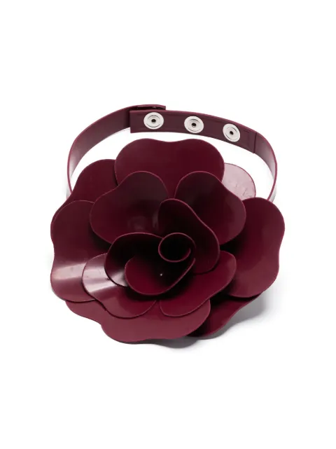 Philosophy Di Lorenzo Serafini floral-appliqué chocker Red A38157154