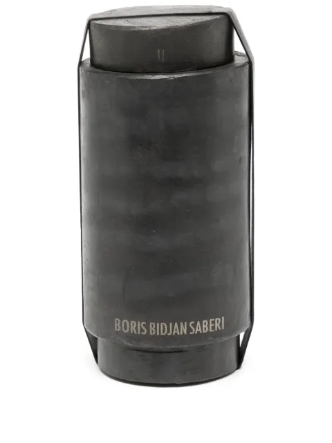 Boris Bidjan Saberi Candle 1 logo-print candle Black CANDLE1