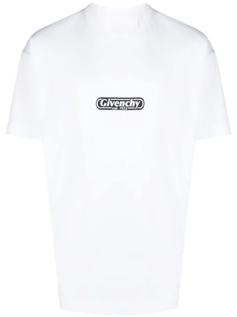 Givenchy logo-print cotton T-shirt White BM71JA3YGK