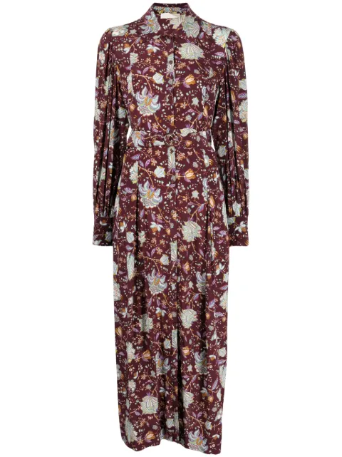 Ulla Johnson Athena graphic-print dress Red FA230151