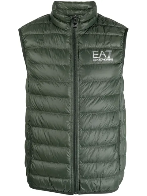 Ea7 Emporio Armani padded sleeveless gilet Green 8NPQ01PN29Z