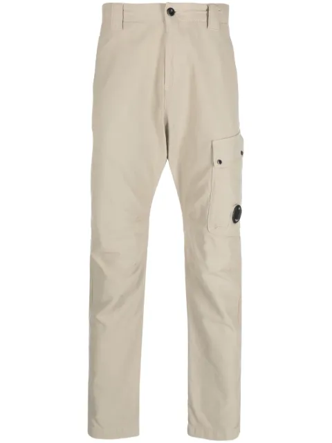 C.P. Company Ottoman Lens-patch cargo trousers Neutrals 15CMPA130A006405G