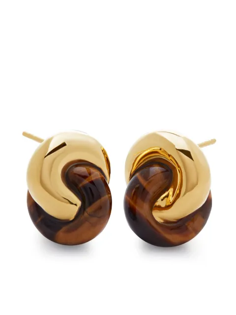 Monica Vinader Kate Young gemstone earrings Gold GPEAKYGLTGE
