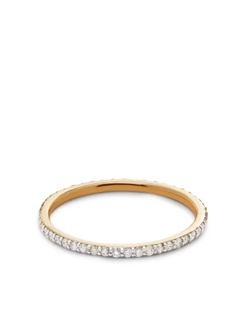 Monica Vinader 14kt yellow gold diamond ring Gold YGRGETNYDIA