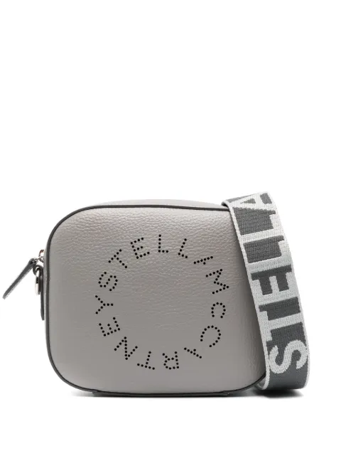 Stella McCartney logo grainy alter mat mini camera bag Grey 700266WP0057