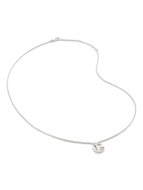 Monica Vinader alphabet G-pendant necklace Silver SSNKALPGNON