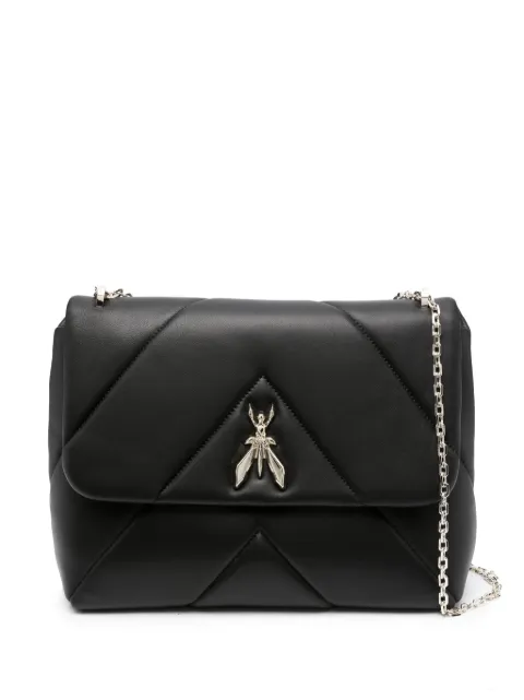 Patrizia Pepe Fly quilted shoulder bag Black CBA302L006K103