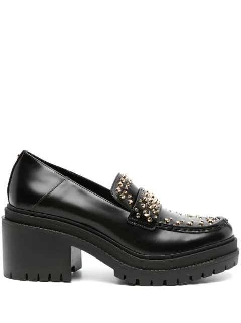 Michael Michael Kors Rocco Astor stud-embellished leather loafers Black 40F3RCMP3L