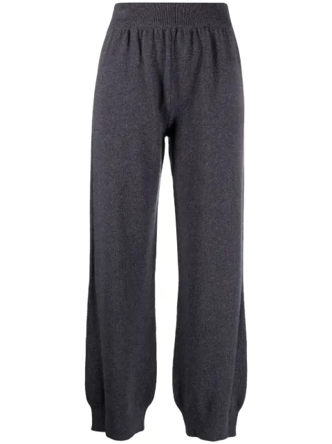 Barrie tapered-leg cashmere trousers Grey C159698