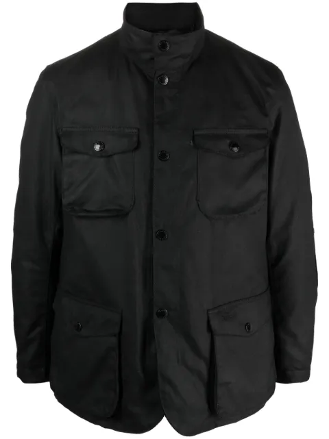 Barbour Ogston waxed cotton jacket Black MWX0700BK11