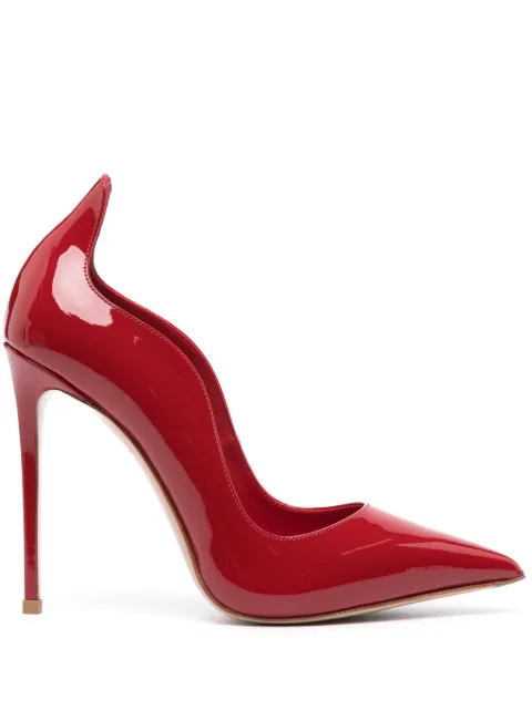 Le Silla Ivy 120mm suede pumps Red 2102R100R1PPKAB