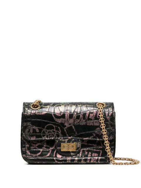 CHANEL Pre-Owned 2019 mini 2.55 Reissue shoulder bag Black FF0795