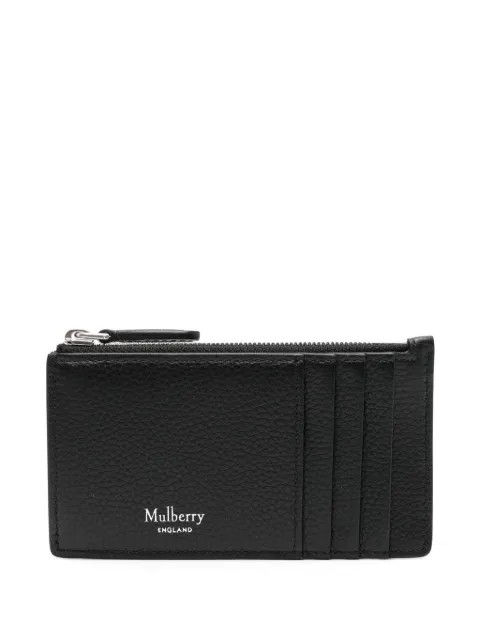 Mulberry Continental zipped cardholder Black RL7975205A100