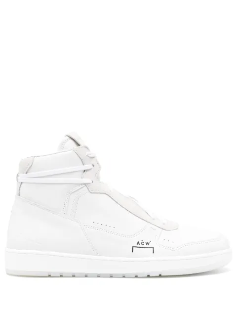 A-COLD-WALL* Luol high-top leather sneakers White ACWUF085