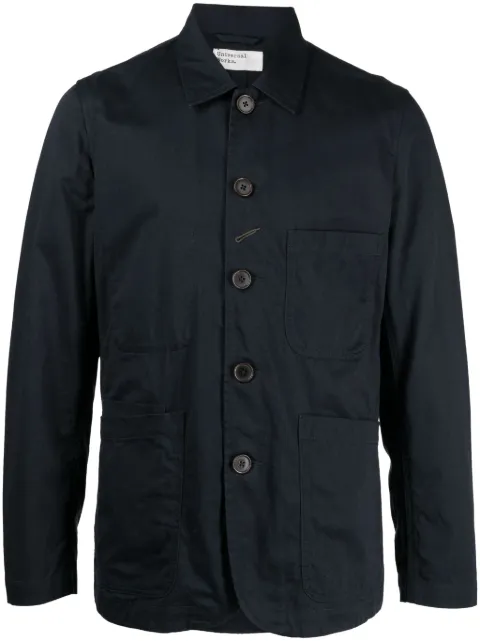 Universal Works long-sleeve cotton shirt Blue 00102
