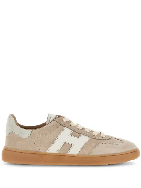 Hogan Cool suede low-top sneakers Neutrals HXW6470FB60PJQ