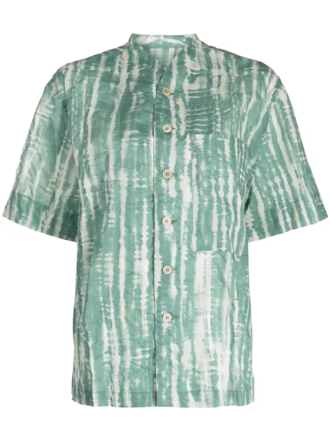 Toogood Docker tie-dye shirt Green DOCKERSHIRT