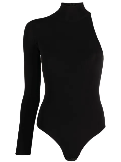 Atu Body Couture one-sleeve stretch-jersey bodysuit Black AT242017