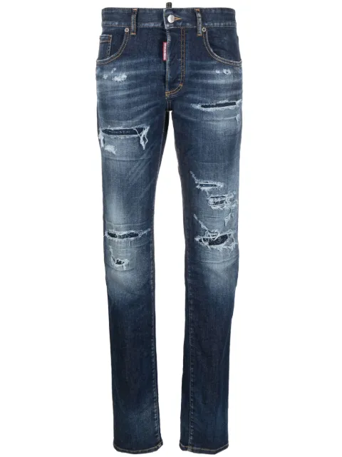 DSQUARED2 ripped skinny jeans Blue S72LB0662S30789