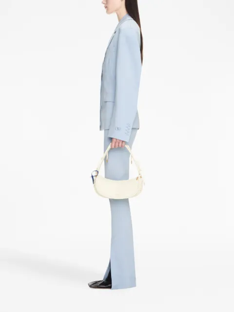 Off-White weaved leather shoulder bag Neutrals OWNM040F23LEA0016100