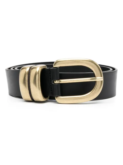 By Malene Birger Zoira leather belt Black Q71465008Z