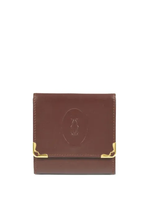 Cartier 1990-2000 pre-owned embossed-monogram coin purse Brown B118165