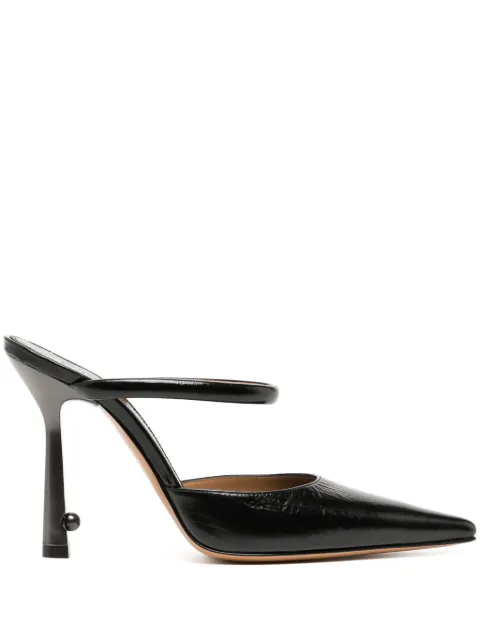 Off-White Lollipop mules Black OWIJ026F23LEA0011010