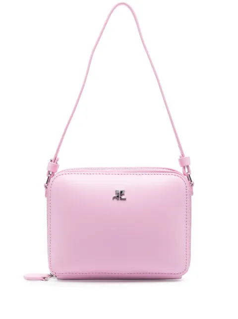 Courrèges Cloud leather shoulder bag Pink 323GSA058CR0010