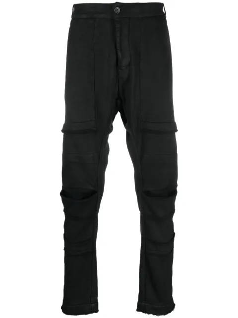 Masnada jersey tapered-leg trousers Black M3162