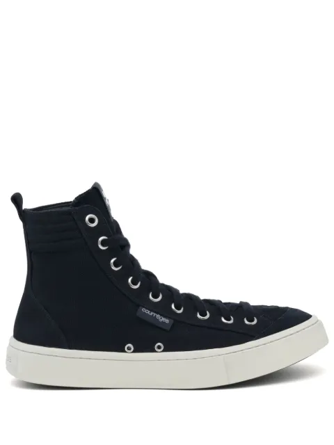 Courrèges Canvas 01 high-top sneakers Black 124SSN014CO0105