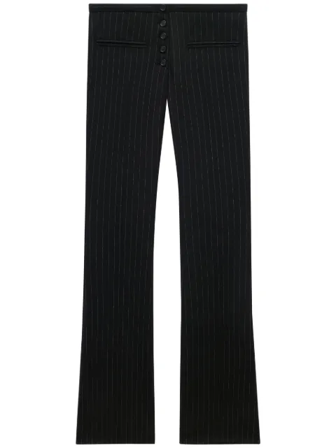Courrèges tailored pinstripe trousers Black 124CPA184WO0092