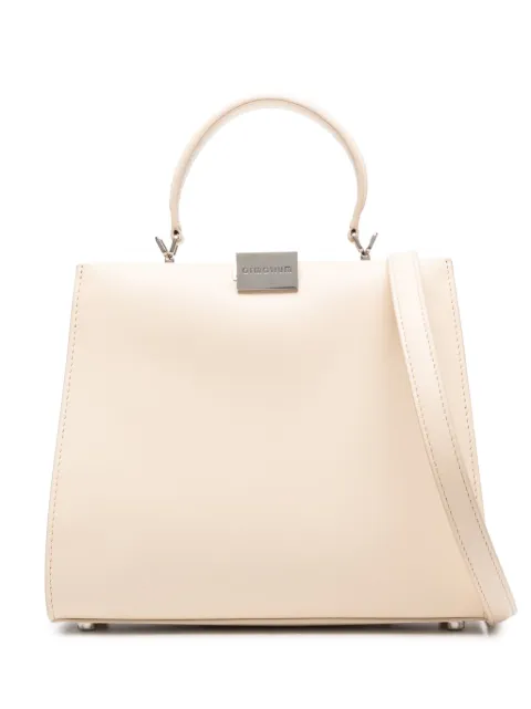 ARMARIUM logo-plaque leather tote bag Neutrals BA01LE02