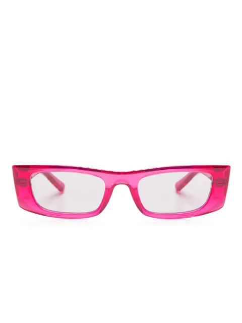 Saint Laurent Eyewear rectangle-frame sunglasses Pink SL553