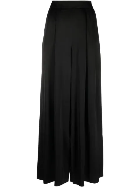 Fabiana Filippi pleated wide-leg trousers Black PAD223F6560000D537