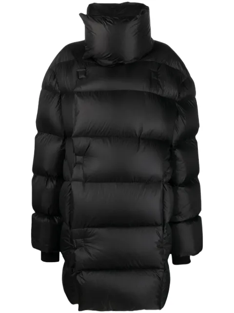 Rick Owens padded high-neck coat Black RP02C1776NPD3