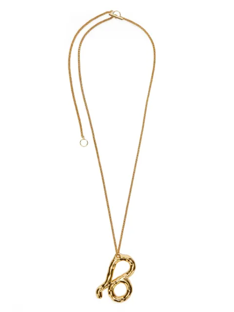 Jil Sander zodiac-sign pendant necklace Gold J11UU0023J12015