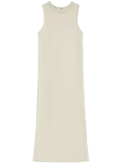 Jil Sander semi-sheer knit long dress White J03CT0222J14658