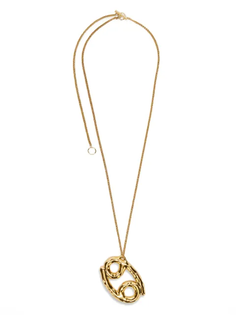 Jil Sander zodiac-sign pendant necklace Gold J11UU0023J12015