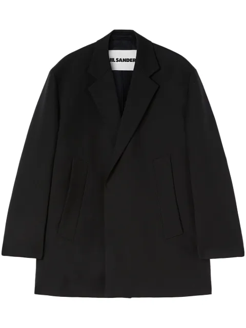 Jil Sander open-front wool blazer Black J21BN0132J40001